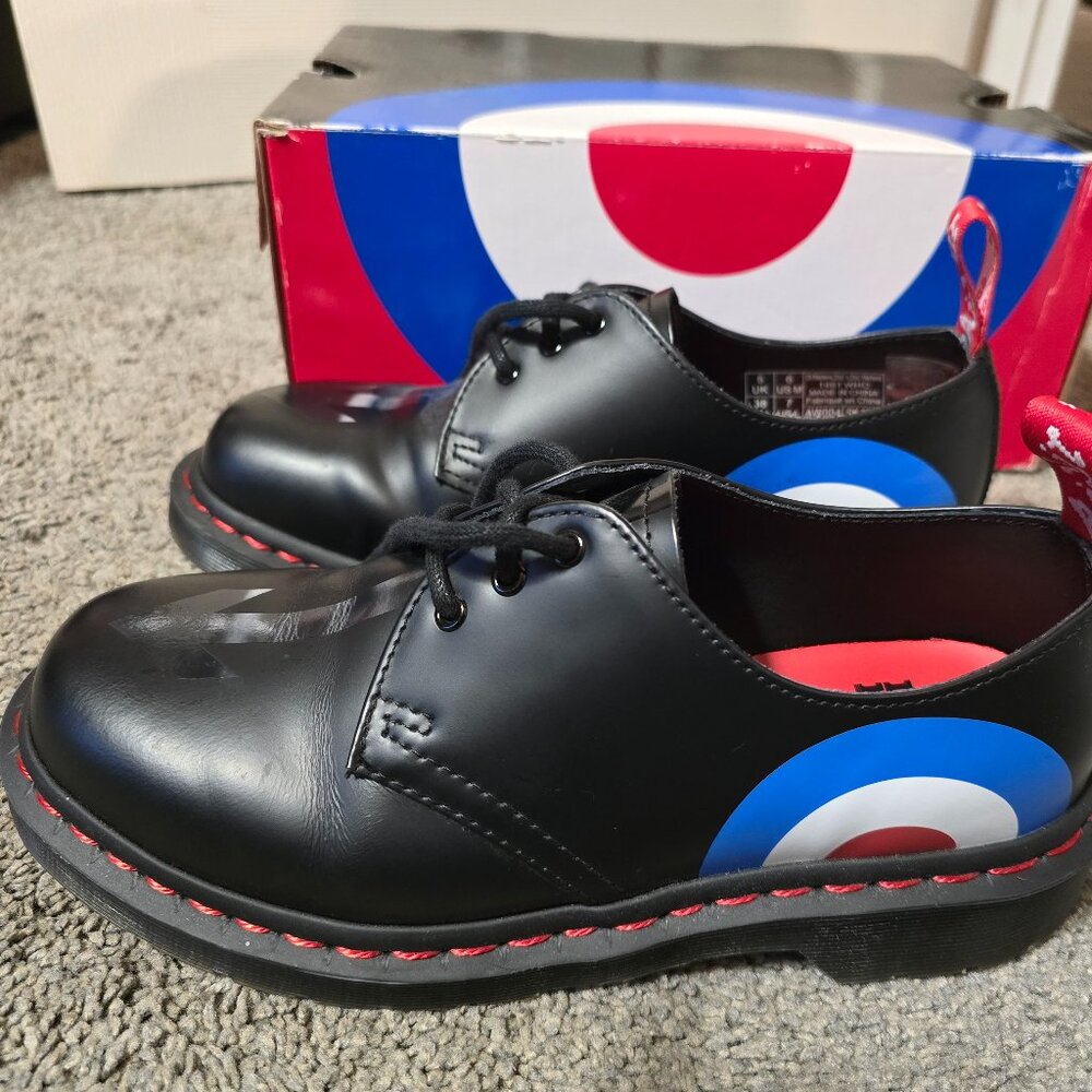 Dr. Martens x The Who leather shoes